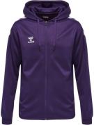 Hummel Sportssweatjakke  aubergine / hvid