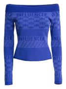 Influencer Pullover  ensian / royalblå