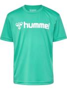 Hummel Funktionsskjorte  jade / hvid