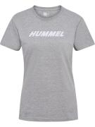 Hummel Funktionsbluse 'ELEMENTAL'  stone / hvid