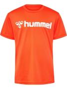 Hummel Funktionsskjorte  koral / hvid