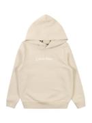 Calvin Klein Jeans Sweatshirt  beige / hvid