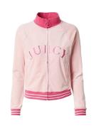 Juicy Couture Sport Sportssweatjakke 'TANYA'  pink / lyserød / hvid