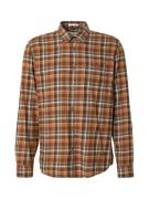 Ben Sherman Skjorte  marin / brun / hvid