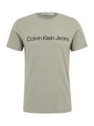 Calvin Klein Jeans Bluser & t-shirts  grå / sort