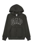 GAP Sweatjakke 'HERITAGE'  khaki / hvid