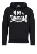 LONSDALE Sweatshirt 'Gosports 2'  sort / hvid