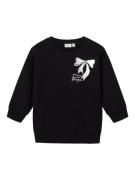 NAME IT Sweatshirt  sort / hvid