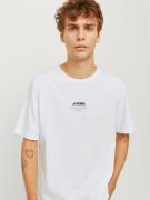 JJ Rebel Bluser & t-shirts 'JREBLINO'  sort / hvid