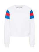 Urban Classics Sweatshirt  blå / rød / hvid