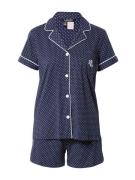 Lauren Ralph Lauren Pyjamas  navy / hvid