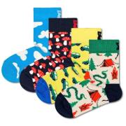 Happy Socks Sokker 'Little Camper'  creme / azur / citrongul / grøn / ...