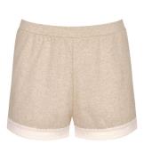 SLOGGI Pyjamasbukser 'GO Ribbed'  beige / lysebeige