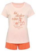 VIVANCE Pyjamas  orange / lys pink