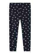 NAME IT Leggings 'NMFVIVIAN'  navy / hvid