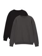 Pull&Bear Sweatshirt  antracit / sort