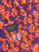 Jascha Stockholm Bluse ' Aria '  mørkelilla / orange