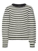 Vero Moda Girl Pullover 'EARTH'  sort / hvid