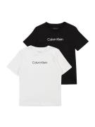 Calvin Klein Jeans Shirts 'INSTITUTIONAL'  sort / hvid