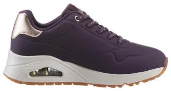 SKECHERS Sneaker low 'UNO - WONDERER'  guld / brombær / hvid