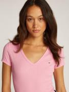 Tommy Jeans Shirts 'ESSENTIAL'  pink