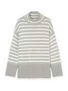 Marc O'Polo Pullover  stone / hvid