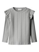 NAME IT Bluser & t-shirts 'NMFJULIA'  grå