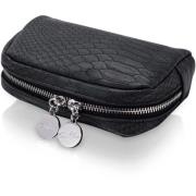 LULU'S ACCESSORIES Cosmetic Bag Mini Brushed Black