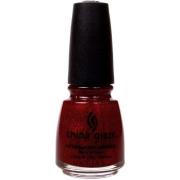 China Glaze Nail Lacquer with Hardeners Ruby Pumps