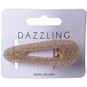 Dazzling Hår Barette Glitter Gold