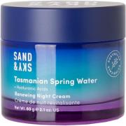 Sand & Sky Tasmanian Spring Water Renewing Night Cream 60 g