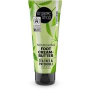 Organic Shop Nourishing Foot Cream-Butter Tea Tree & Patchouli 75