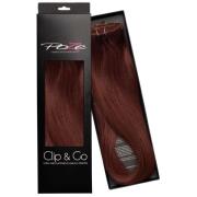 Poze Hairextensions Poze Clip&Go Löshår Äkta 4RG Auburn 7 delar/s