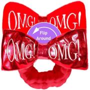 OMG! Double Dare Reversible Hairband Red