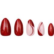 DUFFBEAUTY Instant Pro Press-On Manicure Space Cherry