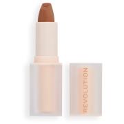 Makeup Revolution Lip Allure Soft Satin Lipstick Divine Brown