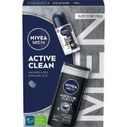 NIVEA MEN Giftpack Active Clean