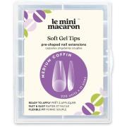 Le Mini Macaron Le Gel Soft Gel Tips Medium Coffin