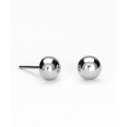 Blomdahl Silver Titanium Half ball 6 mm