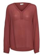 Amber Blouse Ls Kaffe Red