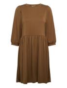 Objannie 3/4 Dress Object Brown