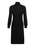 Mersin Highneck Knit Dress Minus Black