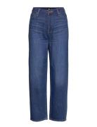 Wide Leg Long Lee Jeans Blue