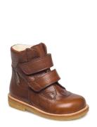 Boots - Flat - With Velcro ANGULUS Brown