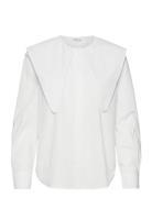 Sandra Big Collar Shirt DESIGNERS, REMIX White