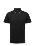 Slhleroy Ss Polo Noos Selected Homme Black