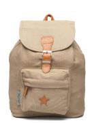 Baggy Back Pack, Desert With Leather Star Smallstuff Brown