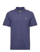 Plain Polo Shirt Lyle & Scott Blue