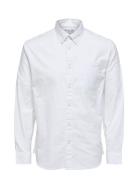 Slhregrick-Ox Flex Shirt Ls S Selected Homme White