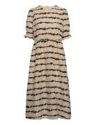 Poemmd Print Dress Modström Beige